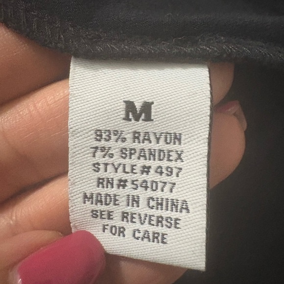 Cabi Ruched Black Sleeveless Faux Wrap Midi Dress. Size M, Comfortable, Soft. - Picture 7 of 11